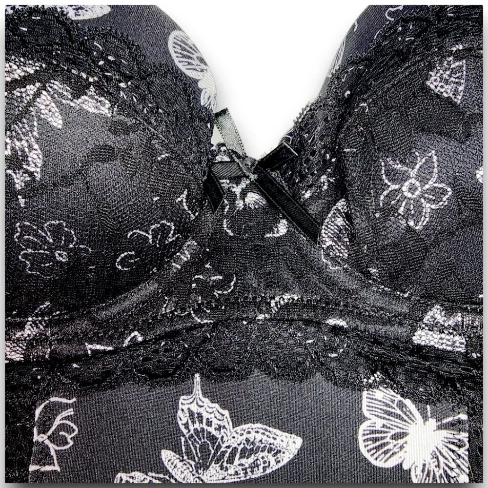 Jessica Simpson intimates Babydoll Lingerie- SMALL- Black & White- Women's